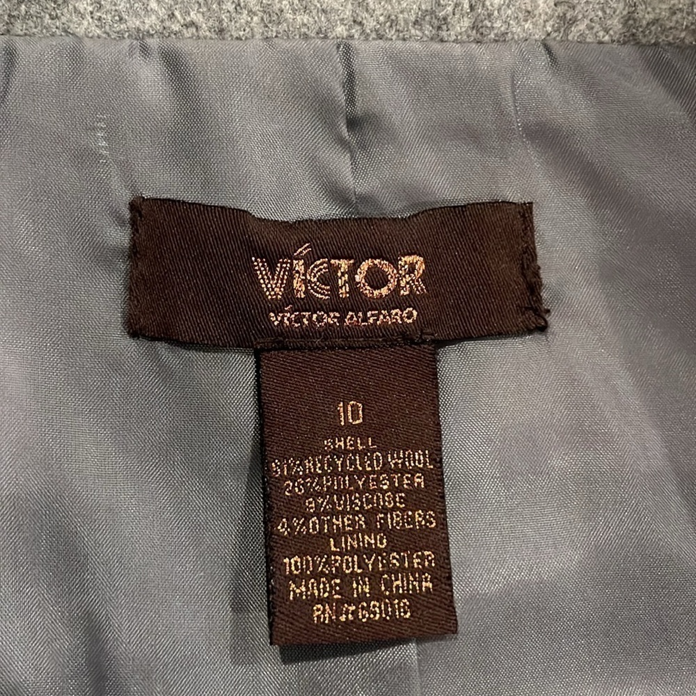 NWOT Victor Alfaro recycled wool moto jacket 10 - Picture 4 of 7